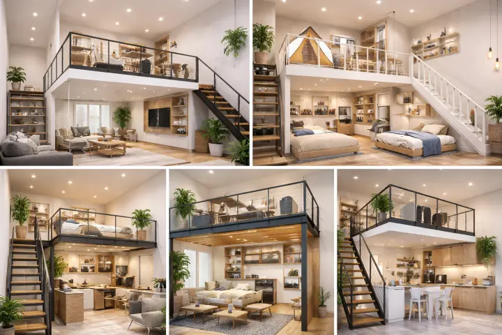 Mezannine Ruang Rumah Estetik di Pik 2