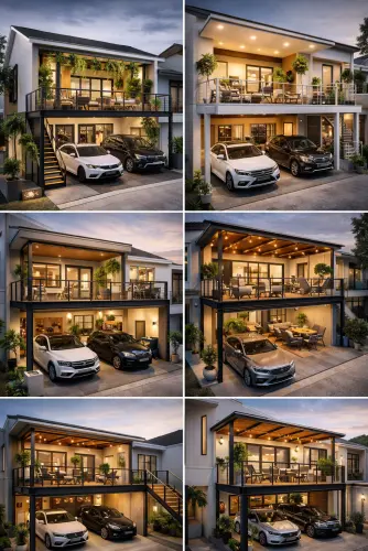 Mezannine Teras Rumah Keren di Pik 2